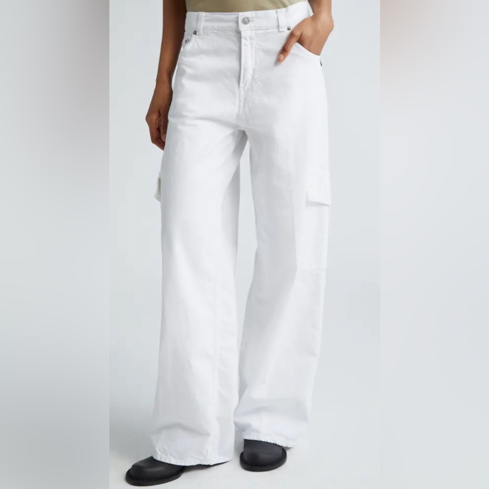 Haikure Bethany Cotton & Linen Twill Cargo Pants, NWT